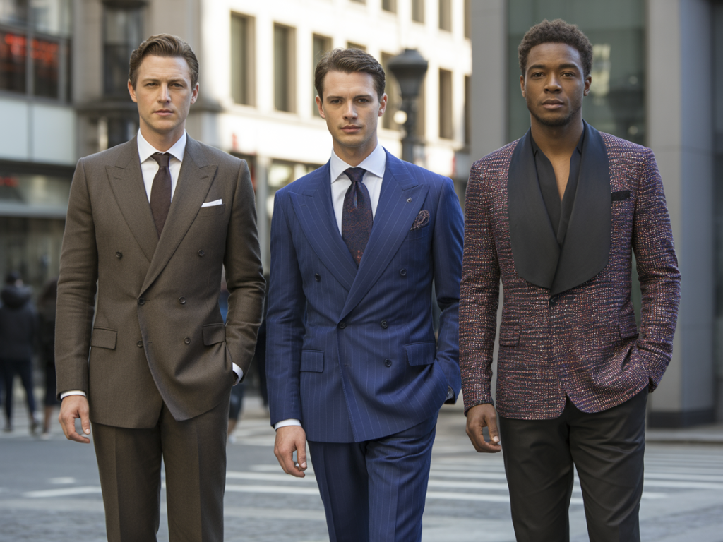 Les géants internationaux du prêt-à-porter masculin : Hugo Boss, Boggi Milano, Suitsupply