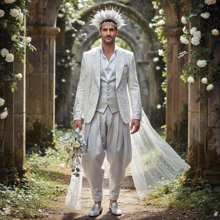 Image pour costume mariage original homme