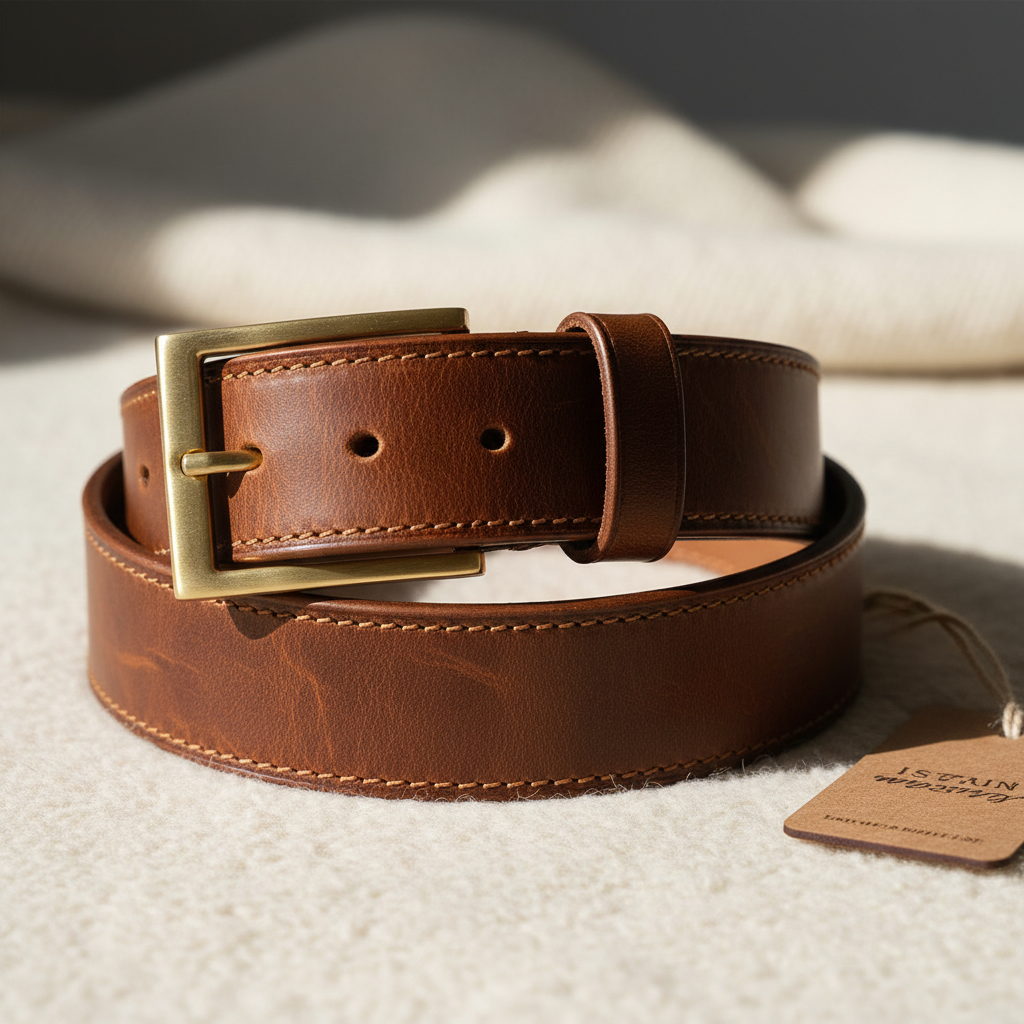 L’art de choisir la ceinture en cuir parfaite pour chaque occasion Image pour ceinture cuir haut de gamme