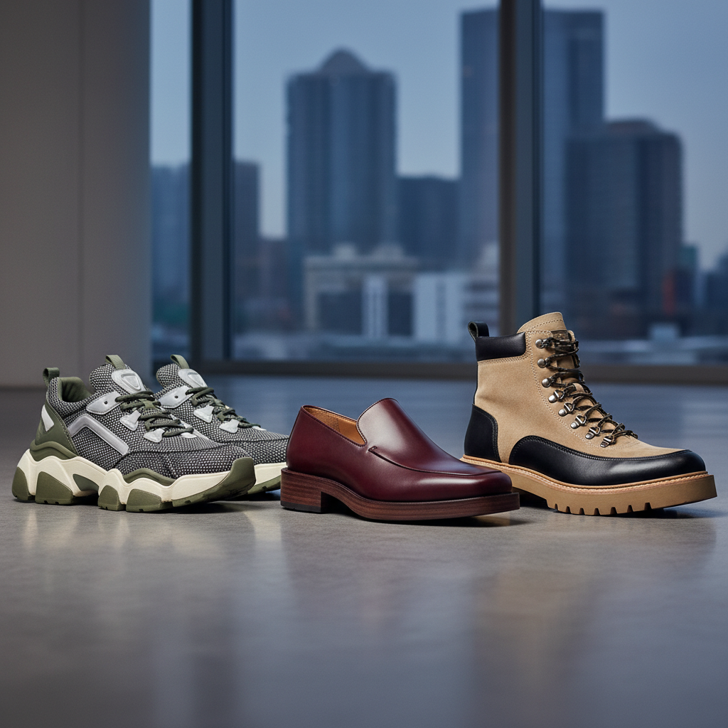 Styles de chaussures hommes qui affinent la silhouette et boostent la confiance Image pour chaussures hommes tendance 2025