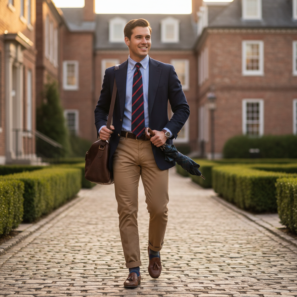 Preppy Style for Men : Les Codes Invisibles à Maîtriser pour Avoir l’Air Naturellement Chic Image pour preppy style for men etiquette