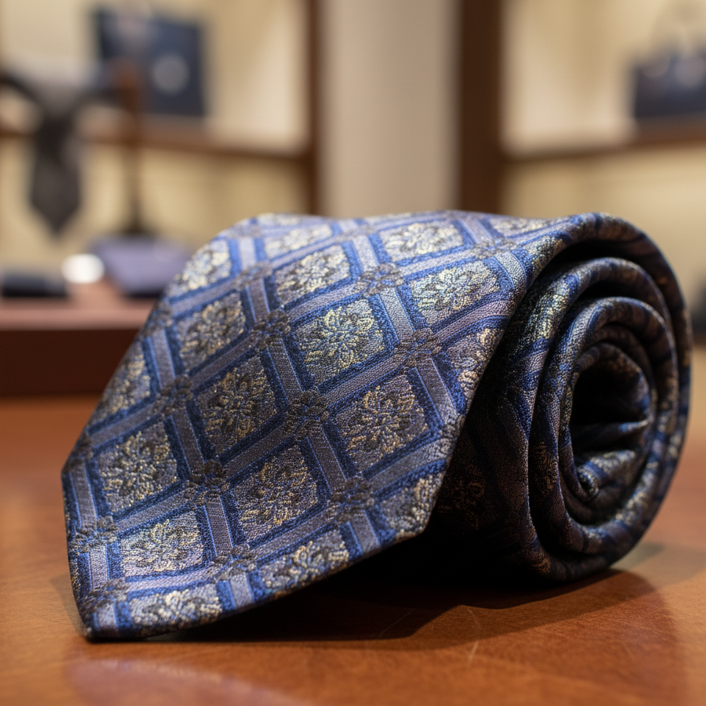 Le langage secret de la cravate haut de gamme : ce que vos choix disent de vous Image pour cravate haut de gamme