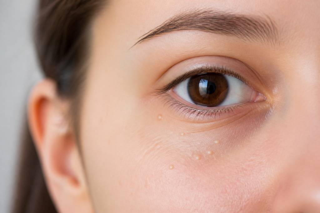 Milia oeil : causes, traitements et conseils pour les éliminer Milia oeil : causes, traitements et conseils pour les éliminer